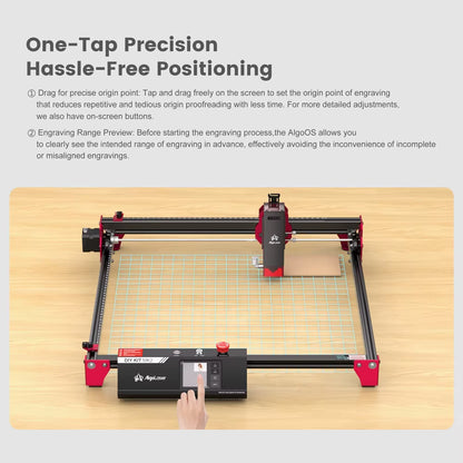 Laser Engraving Machine DIY KIT MK2 10W High Precision Laser Spot Cutting Machine 3.5Inch Touch Screen Laser Engraver