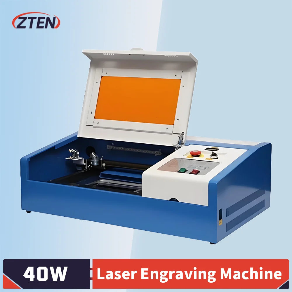 40W CO2 Laser Engraver 30X20Cm Laser Engraving Machine Small Fully Automatic Wood Acrylic Engraving Machine Laser Engraver Tools