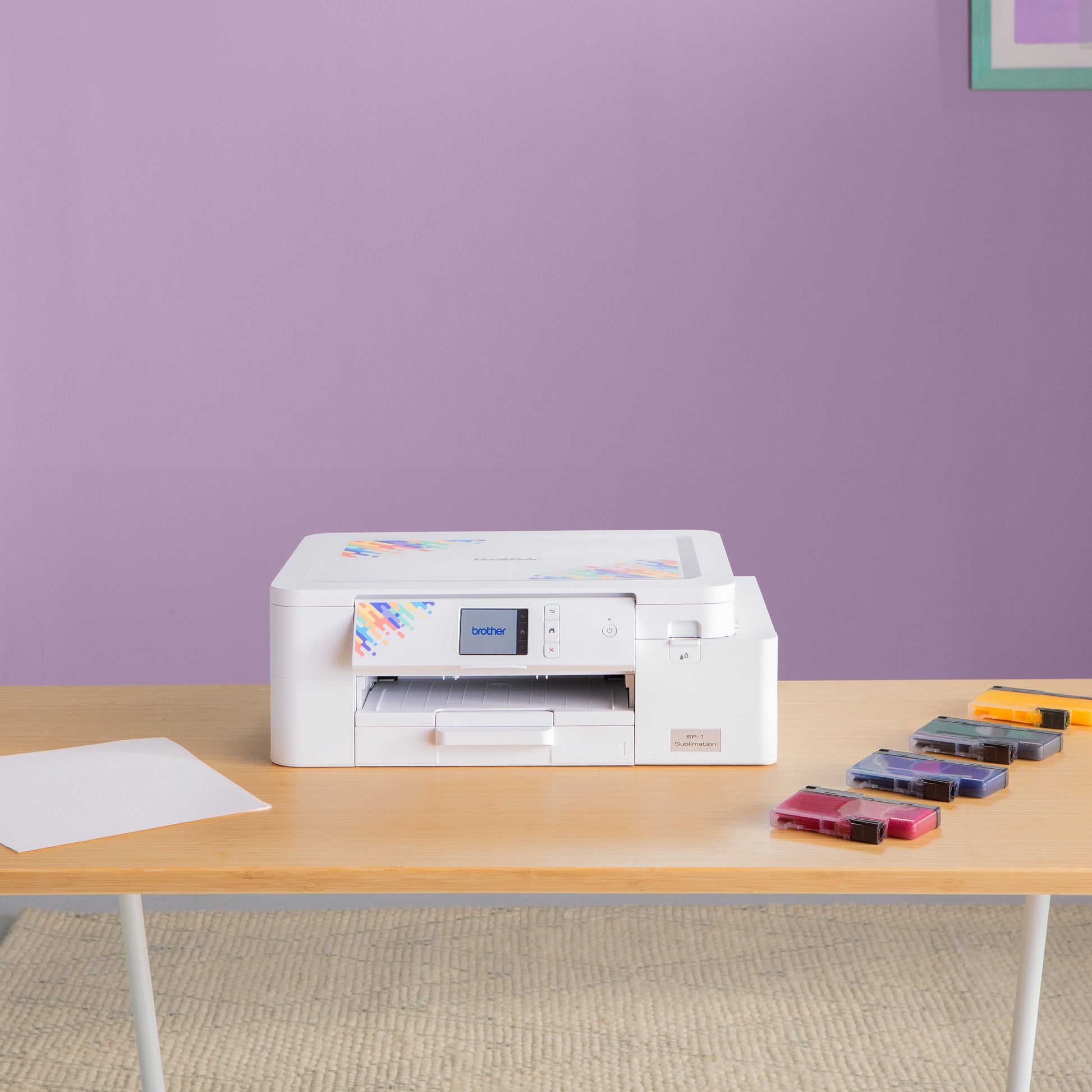 SP1 High-Quality Wireless Sublimation Printer with Paper & Full-Size Inks