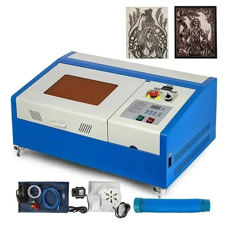 40W CO2 Laser Engraver 30X20Cm Laser Engraving Machine Small Fully Automatic Wood Acrylic Engraving Machine Laser Engraver Tools