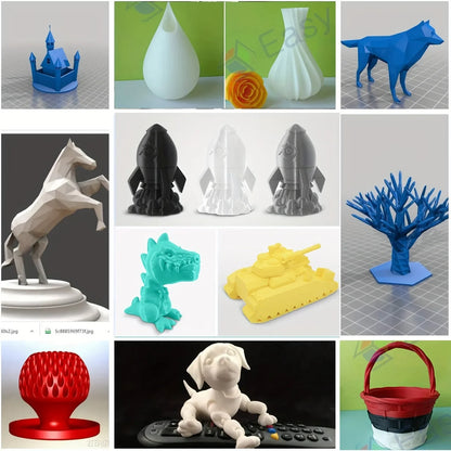 Mini 3D Printer Kit DIY Machine FDM Inprimante 3D for Kids Gift Toys Models Designers