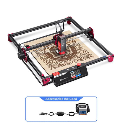 Laser Engraving Machine DIY KIT MK2 10W High Precision Laser Spot Cutting Machine 3.5Inch Touch Screen Laser Engraver