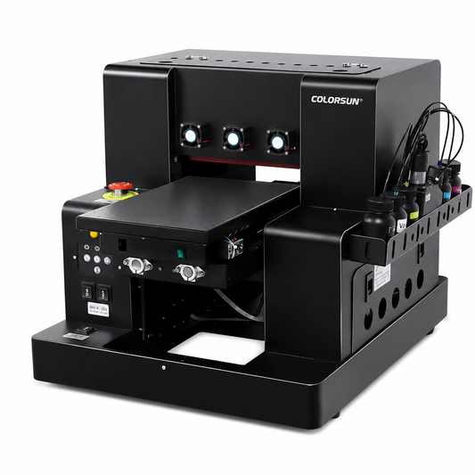 A4 UV Printer Varnish UV DTF Uv Flatbed Printer with XP600 Printhead Machine for Printing Bottle Pen Phone Case