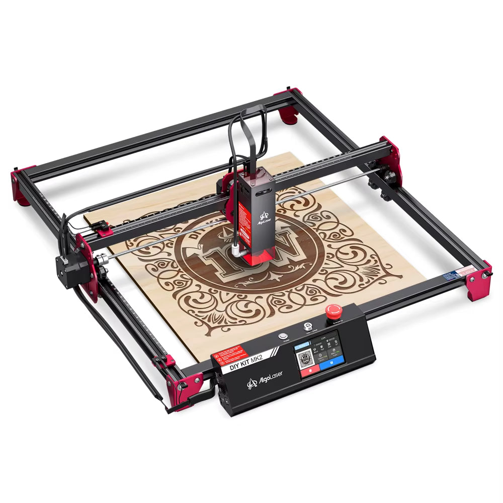 Laser Engraving Machine DIY KIT MK2 10W High Precision Laser Spot Cutting Machine 3.5Inch Touch Screen Laser Engraver