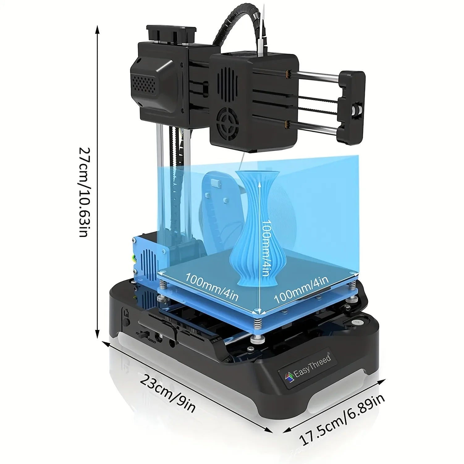 Mini 3D Printer Kit DIY Machine FDM Inprimante 3D for Kids Gift Toys Models Designers
